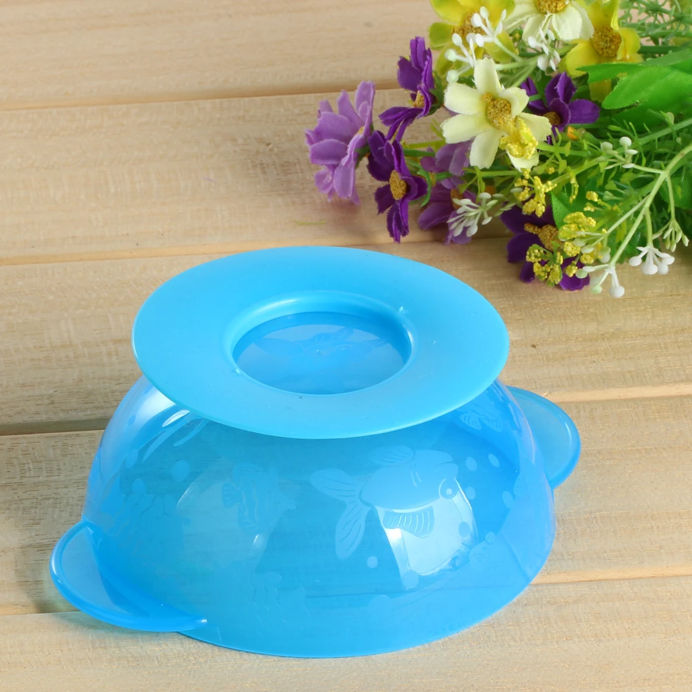 3pcs/Set Baby Feeding Bowl with Cover Temperature Sensing Spoon Infant Non-slip Sucker Bowl Spoon Kids Food Container Dishes Set 3pcs/Set Baby Feeding Bowl with Cover Temperature Sensing Spoon Infant Non-slip Sucker Bowl Spoon Kids Food Container Dishes Set
