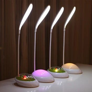 

Touch Switch Led Desk Lamps with Interior Atmosphere Night Light Flexo 3 Levels Dimming Rechargeable Bedroom Led Table Lamps