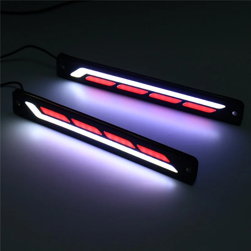 

Universal Car 2 Pcs Waterproof 12V LED COB DRL Daytime Running Fog Driving Light Turn Signal Lamp
