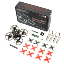 Happymodelo mobula7 drone, quadricóptero de corrida f3 pro osd 2s bwhoop fpv com atualização bb2 esc 700tvl bnf compatível frsky