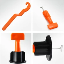 50 шт. многоразовая система выравнивания плитки плоский керамический пол стены Строительные Инструменты Наборы система позиционирования выравниватель Т-образный замок напольный инструмент