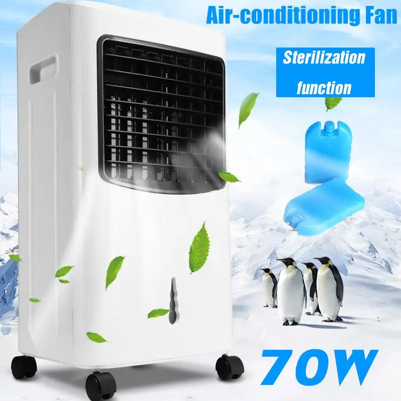 

Summer 220V 70W Air-conditioning Fan with Remote controller Humidification Cooling Fan Home Mini Mobile Air Conditioner Cooler