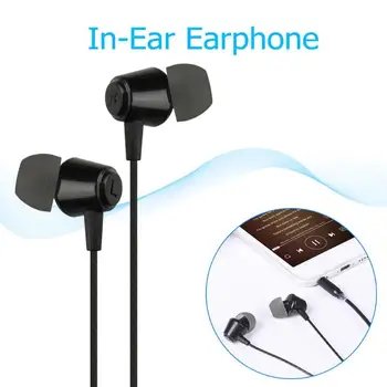 

ALLOYSEED Fashion K18 3.5mm Wired Earphone Bass Sound Stereo Music Wired Heaphones Sport Headset w/Mic In-line Control Earpiece