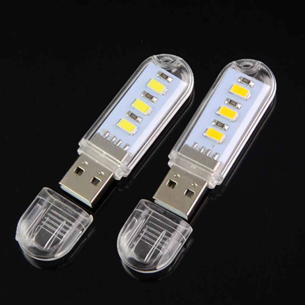 Белый светодиодный USB LED свет книги портативный 500 мАч 5 в 150LM Luminance ПВХ + пластик чтение книги свет ночник