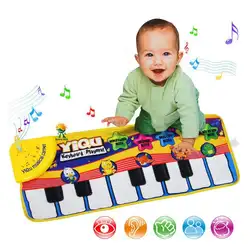 Музыкальный Игровой Коврик играть x пианино клавиатура в комплекте 8 дюймов батареи животных лет AA складной см 7 см ковры 2 дети не 3 Touch