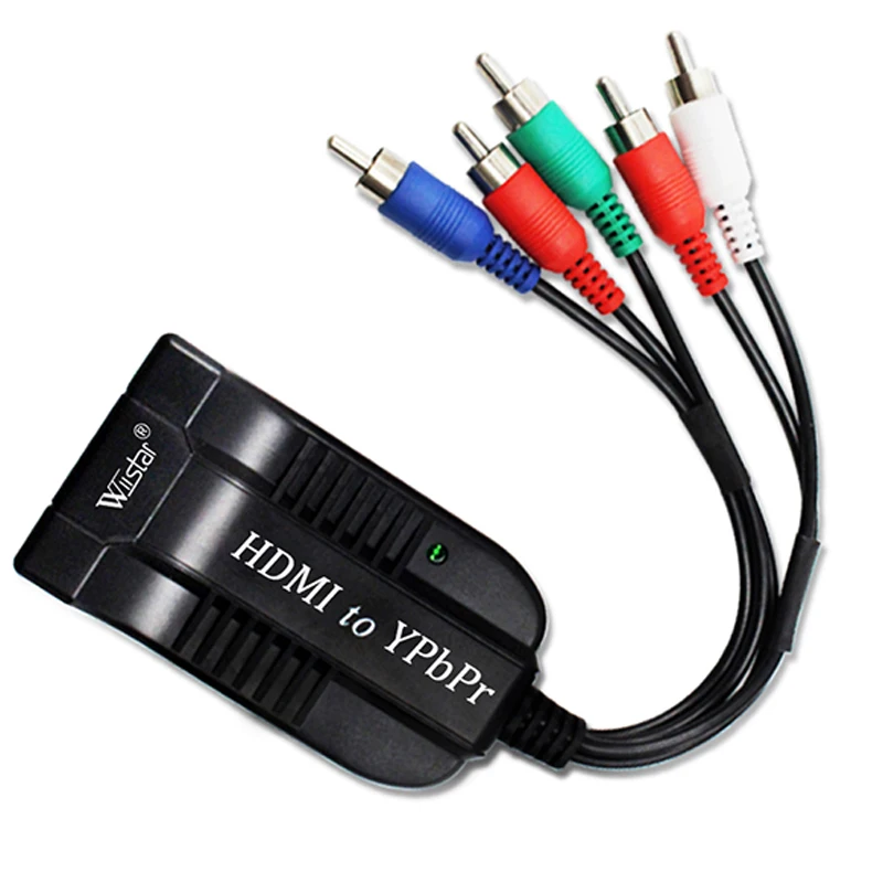 Wiistar hdmi ypbpr 5RCA преобразователь HDMI штекер RGB компонентное видео для игрового ТВ|tv