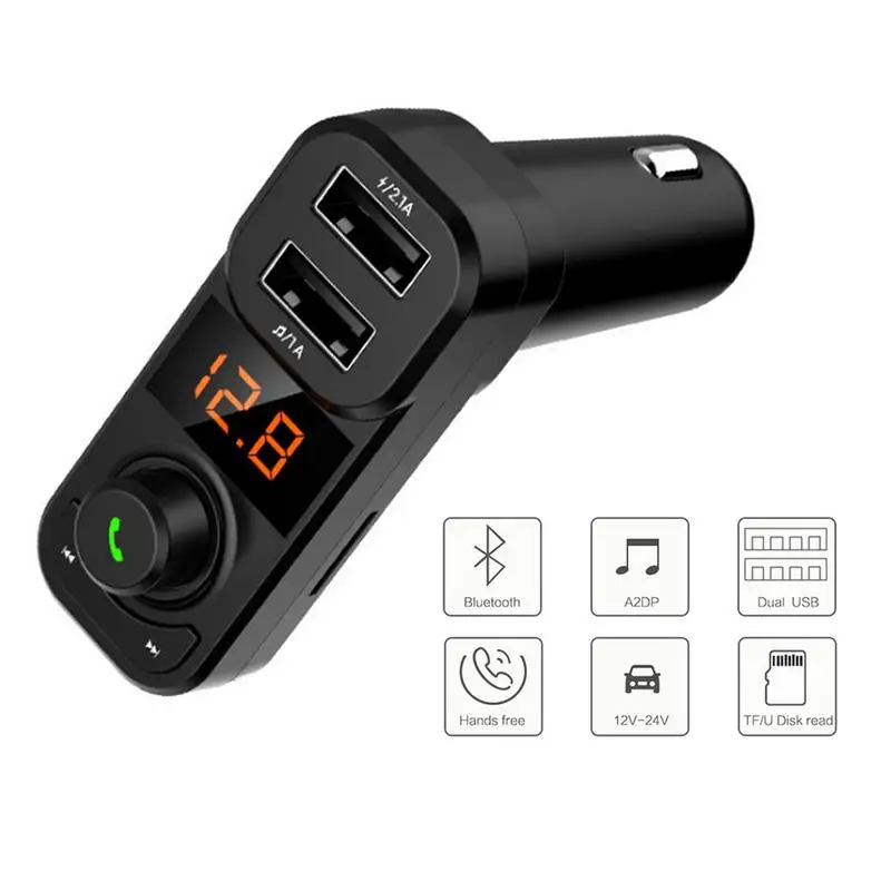 1Pcs Bluetooth Car Kit FM Transmitter MP3 Player Neutral Handsf Modulator Support Hands-free Calls | Автомобили и мотоциклы