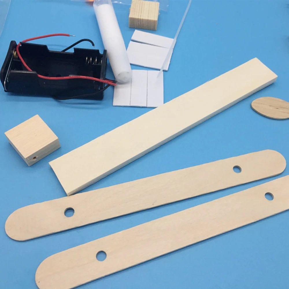 Деревянный Электрический самолет планер DIY Kit детская игрушка электрическая