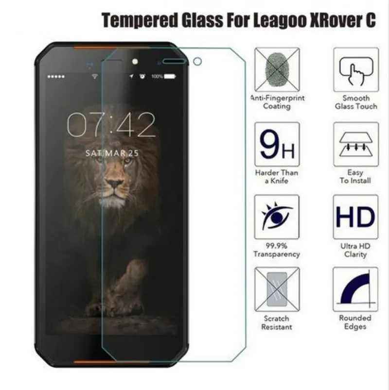 

Dreamysow 9H Tempered Glass For Leagoo M13 M8 Pro M5 Plus Xrover C Power2 S8 Pro S9 T8S T5C Protective Film HD Screen Protector