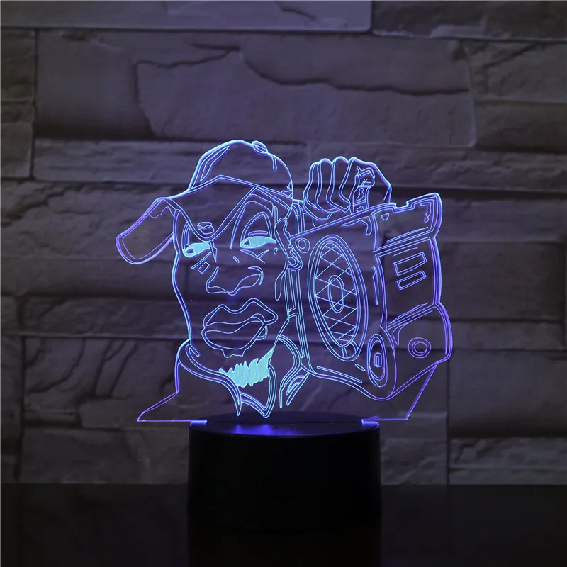 Quasimodo Notre Dame De Paris 3d Touch Colorful Visual Figure Led