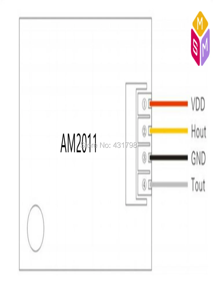 Датчик температуры и влажности AIoT NetworK AM2011/AM1011 цифровой модуль измерения