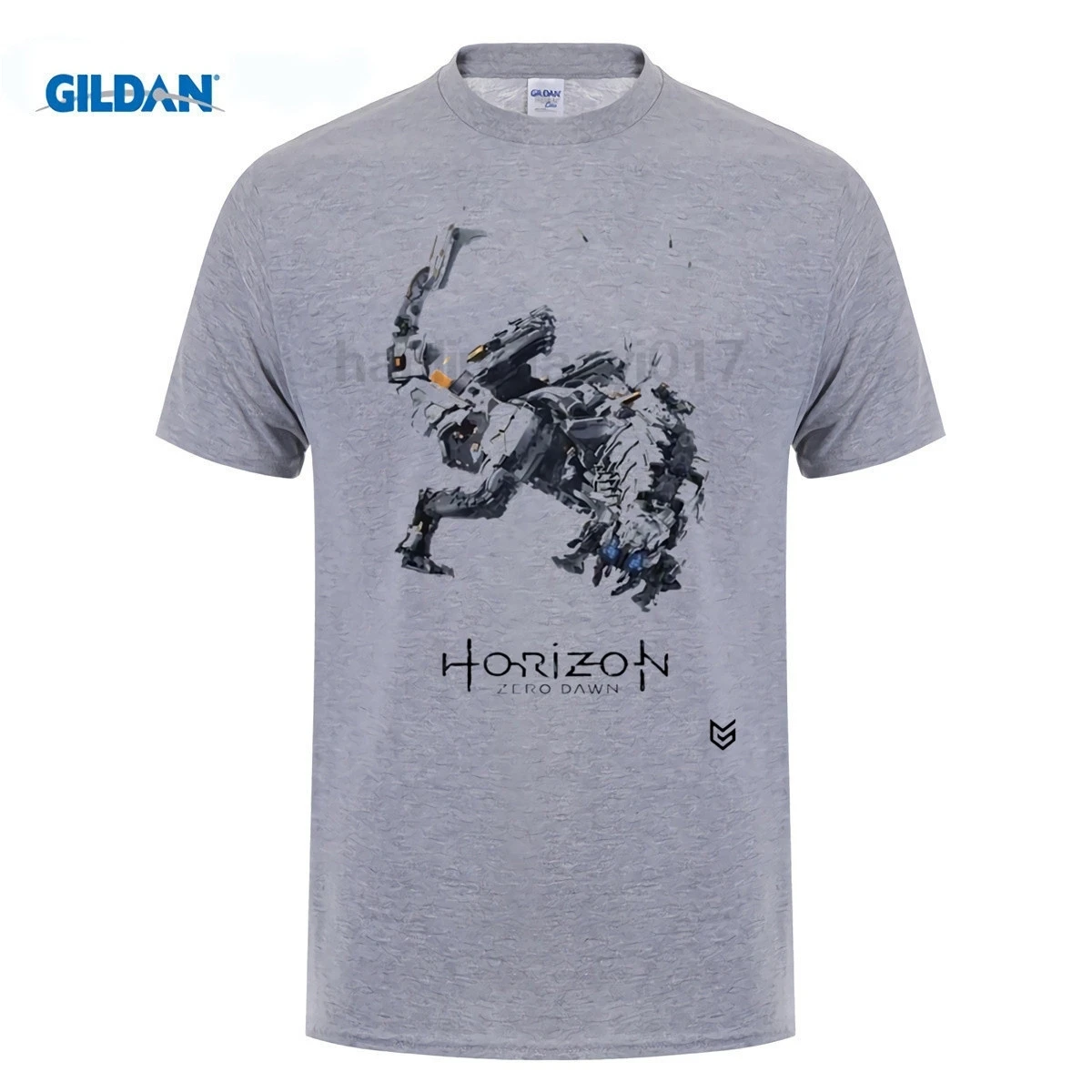 GILDAN модные футболки для мужчин игра Horizon Zero Dawn с принтом коротким рукавом и