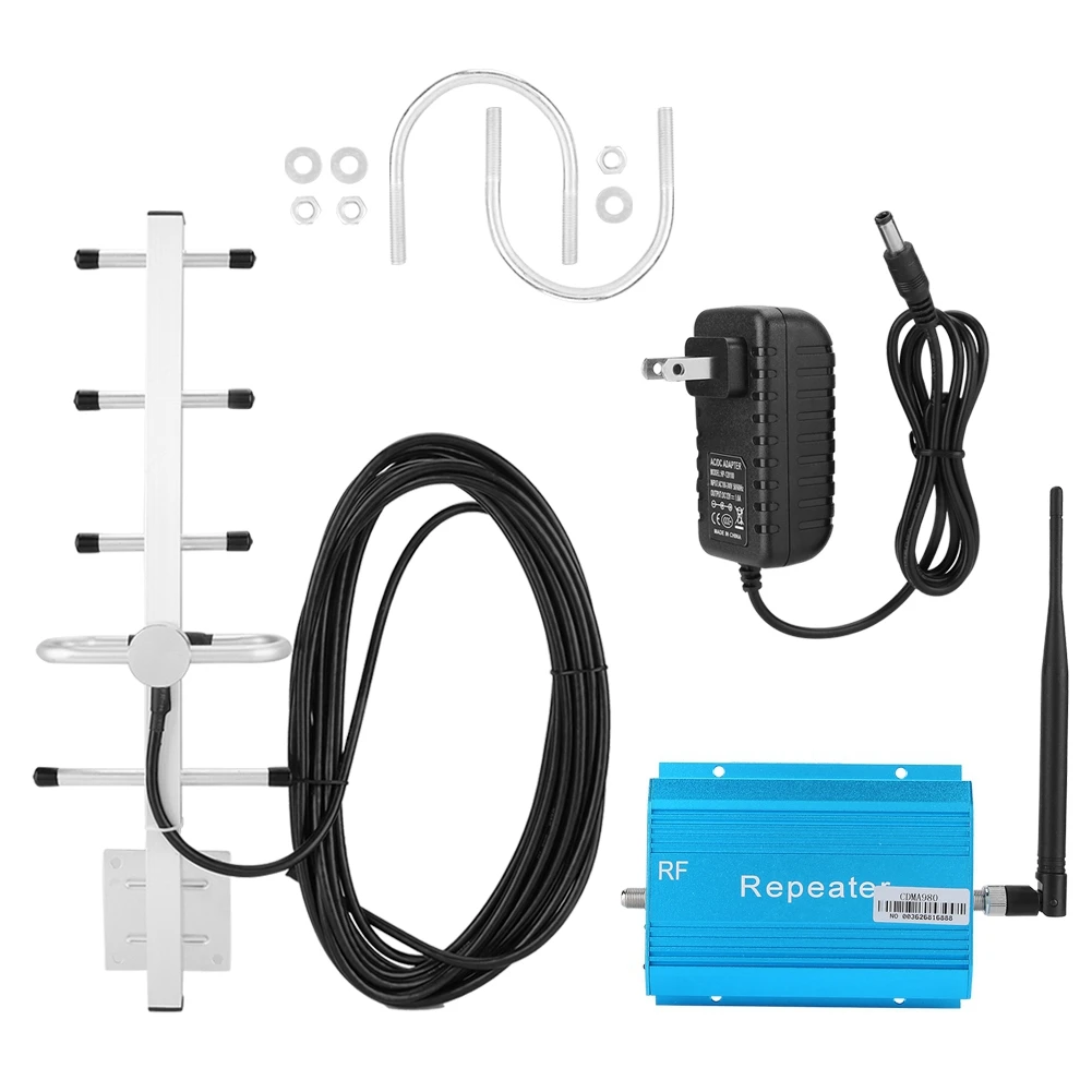 

CDMA 10M Cable + Small Antenna Phone Signal Amplifier Repeater Kit with Comprehensive coverage