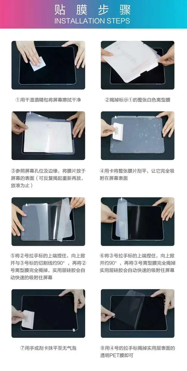 Полное покрытие мягкой гидрогелевой пленки для Apple ipad Pro 10,5 '11' 12,9 'протектор экрана для ipad 5 6 7 мин 4 5 Air(не стекло