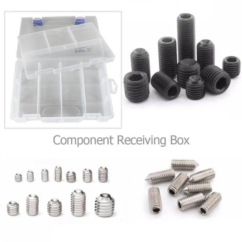 Caja de almacenamiento de plástico transparente de múltiples rejillas para caja de herramientas de joyería de componentes pequeños organizador de pastillas de cuentas para uñas Caja de almacenamiento de plástico transparente de múltiples rejillas para caja de herramientas de joyería de componentes pequeños organizador de pastillas de cuentas para uñas