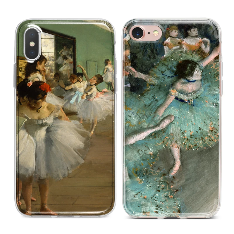 Edgar Degas балетный художественный Чехол Мягкий ТПУ силиконовый чехол для телефона