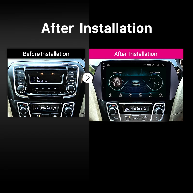 Excellent Harfey 9 Inch Android 8.1 HD touchscreen car multimedia player GPS Navigation System For 2016 Suzuki Alivio Bluetooth Radio 5
