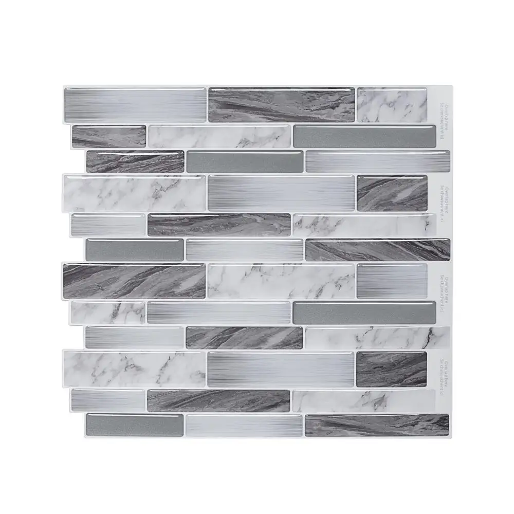 

Waterproof Self Adhesive Wallpaper Peel and Stick Kitchen Backsplash Decor Tile