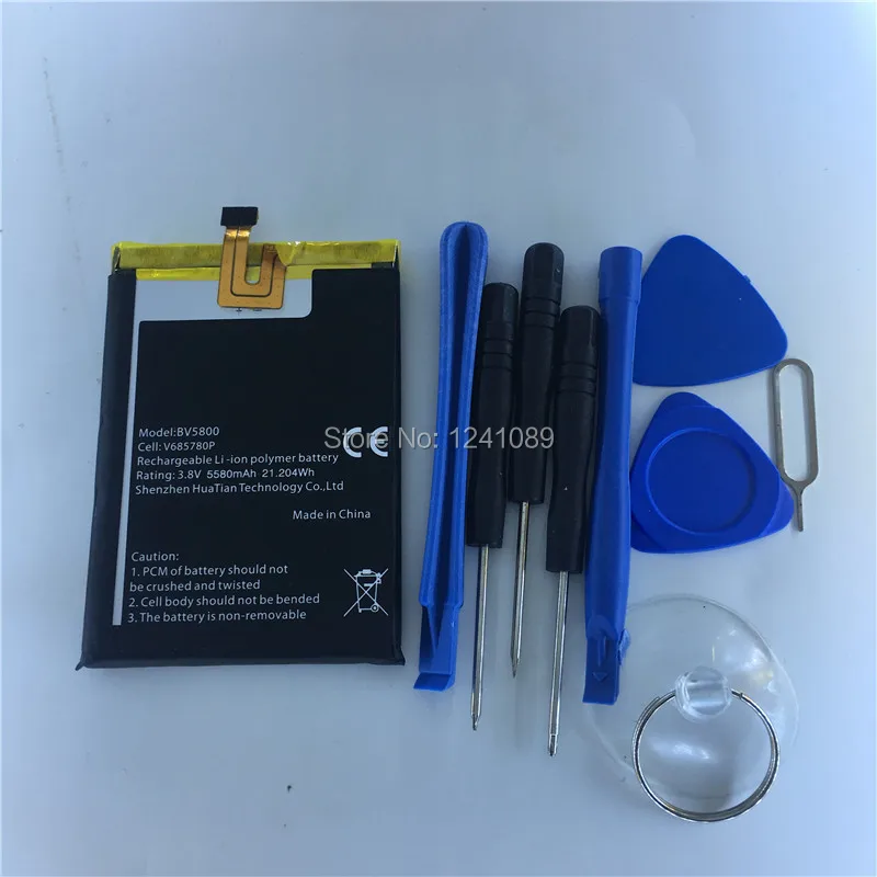 

Mobile phone battery for Blackview BV5800 Pro battery 5000mAh High-quality Long standby time for Blackview Mobile Accessories