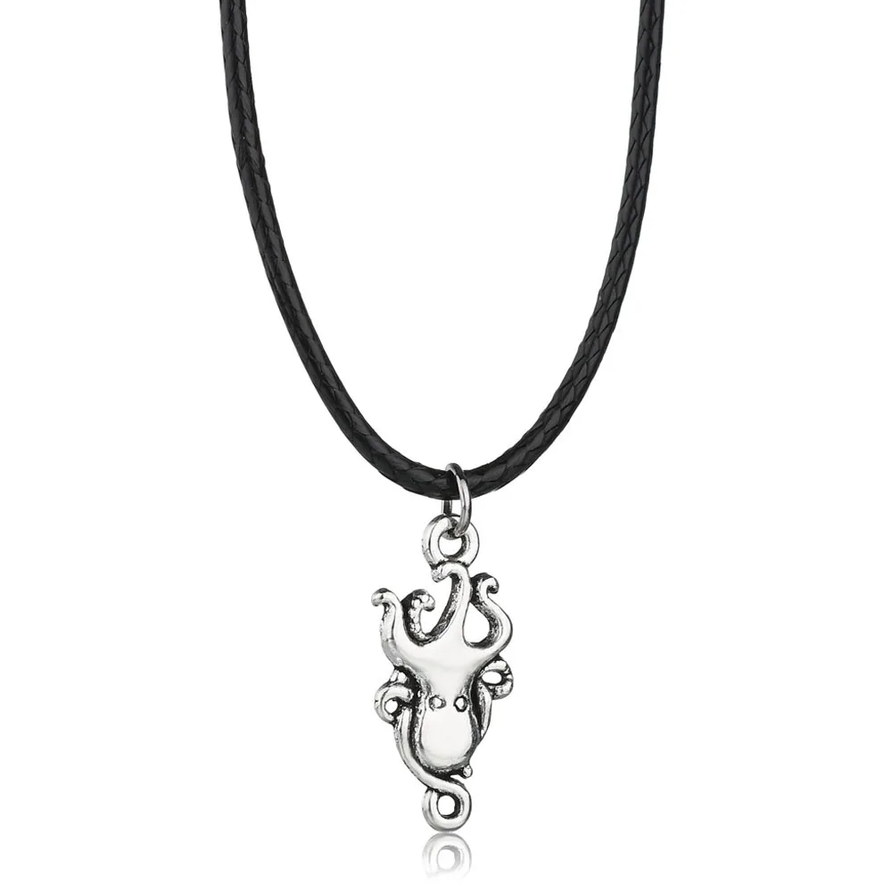 

Handmade Cute Octopus-Shaped Women Necklace Rope Chain Lovely Birthday Gifts Necklace For Women Fashion Necklace Jewelry