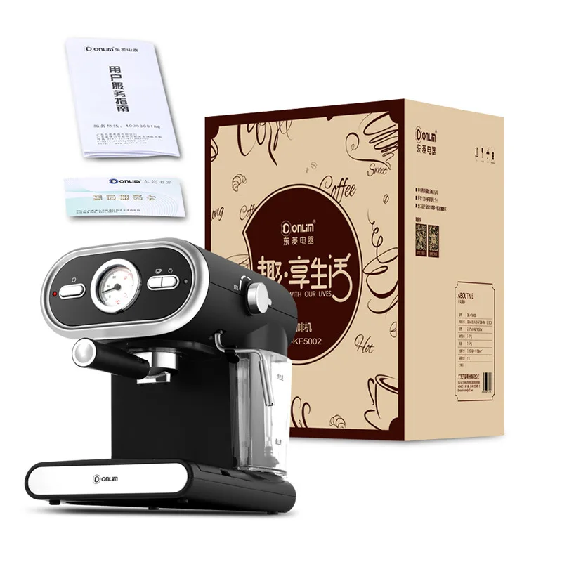 US $215.00 WINN Donlim DLKF5002 20BAR Italian Coffee Machine SemiAutomatic Household DIY Cappuccino Machine