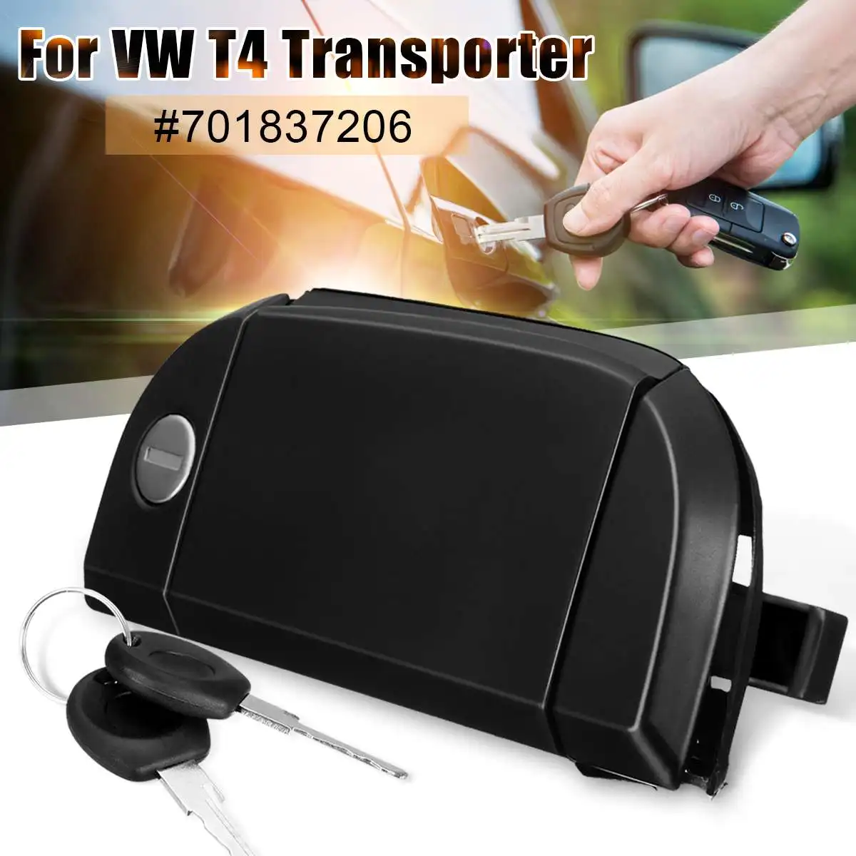 

Brand new Car Front Door Right UK Driver Side Handle & 2 Keys For VW T4 Transporter 1990-2003 #701837206