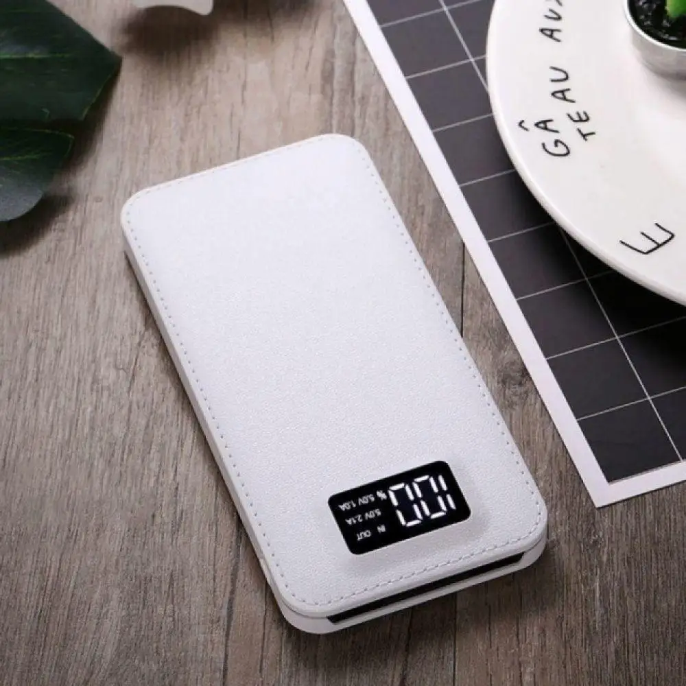 Power Bank 20000 mAh ультратонкий ЖК полимерный Мобильный банк питания Портативный