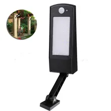 CLAITE 900lm светодиодный солнечный светильник, уличный водонепроницаемый светильник ing для садовой стены, 48 светодиодов, четыре режима Rotable Pole, Солнечная лампа