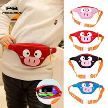 Детские поясные сумки, детская поясная сумка, Мультяшные животные, поросенок, для девочек, нагрудная сумка, поясная сумка для женщин, поясная сумка