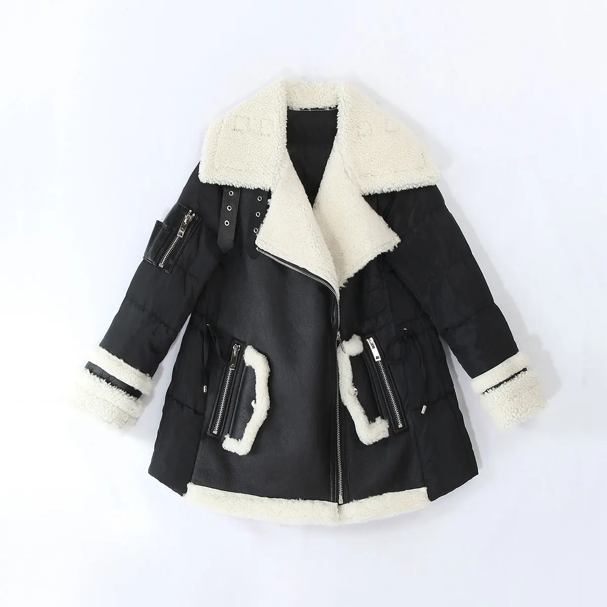

2019 Natural Skin Thickening of Women's Fashion coat fur coat womens long coats