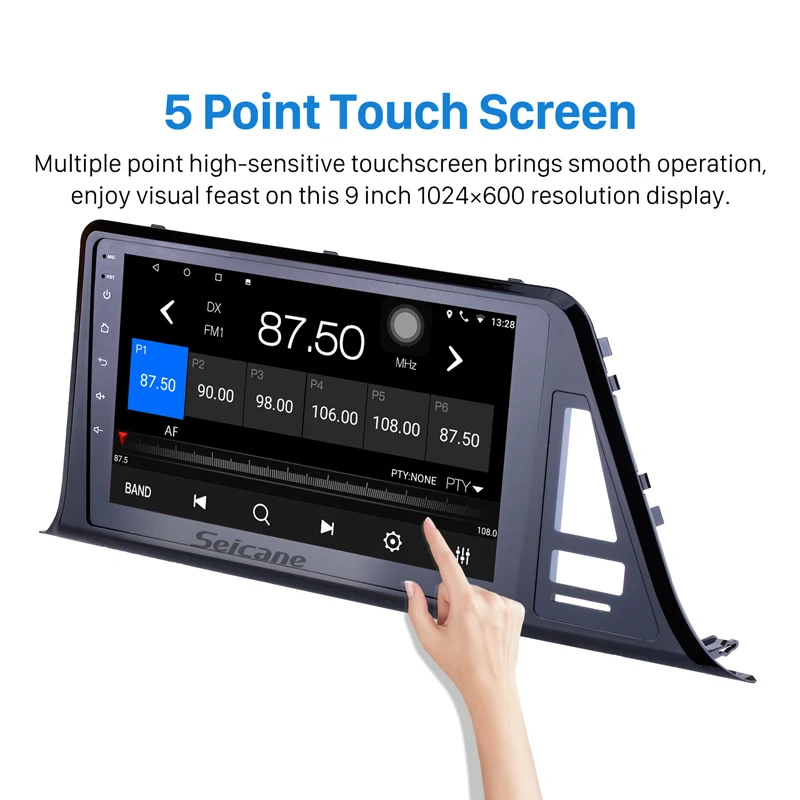 Excellent Seicane Android 8.1 HD Touch Screen 9 inch GPS Navigation Radio for 2016-2018 Toyota C-HR LHD Bluetooth 3GWifi multimedia player 2