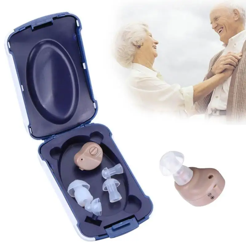 

Small Hearing Aids for the elderly Sound Voice Amplifier Invisible Mini Convenient Behind Ear Adjustable Tone Digital Aids