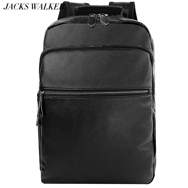 

Cow Genuine Leather Men Backpacks Real Natural Leather Student Backpack Boy Luxury Brand Lager Computer Laptop Bag Fashion
