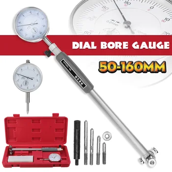 

50-160mm/0.01mm Metric Dial Bore Gauge Cylinder Internal Small Inside Measuring Gage Test