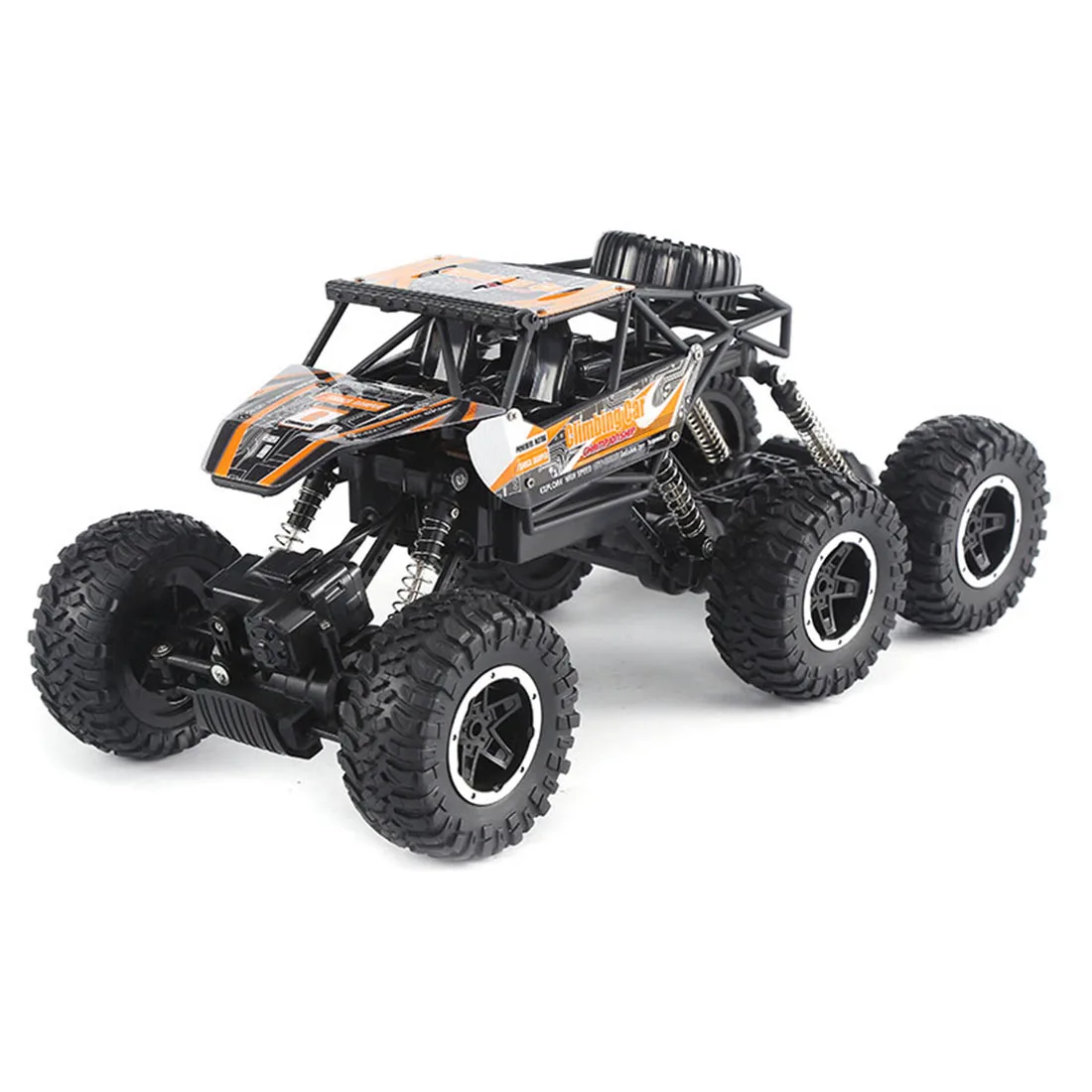 

1:12 2.4G 6WD Remote Control Climbing Off-road Vehicle High-speed Racing Model Car Toy Q51E - Orange