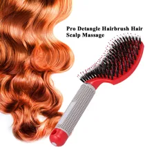 Detangle расческа для волос массаж головы сухая и влажная салонная щетка для волос инструмент для укладки женщин Парикмахерская щетка для волос для домашнего использования профессиональная