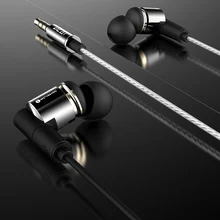 DZAT DT-10 HIFI наушники с микрофоном арматура с двойной динамической катушкой драйвер тяжелый бас Музыка наушники со съемным кабелем