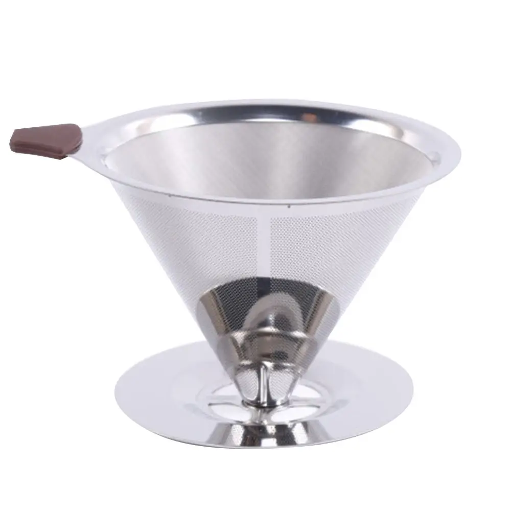 Reusable Coffee Filter Stainless Steel Brew Drip Coffee Filters Funnel