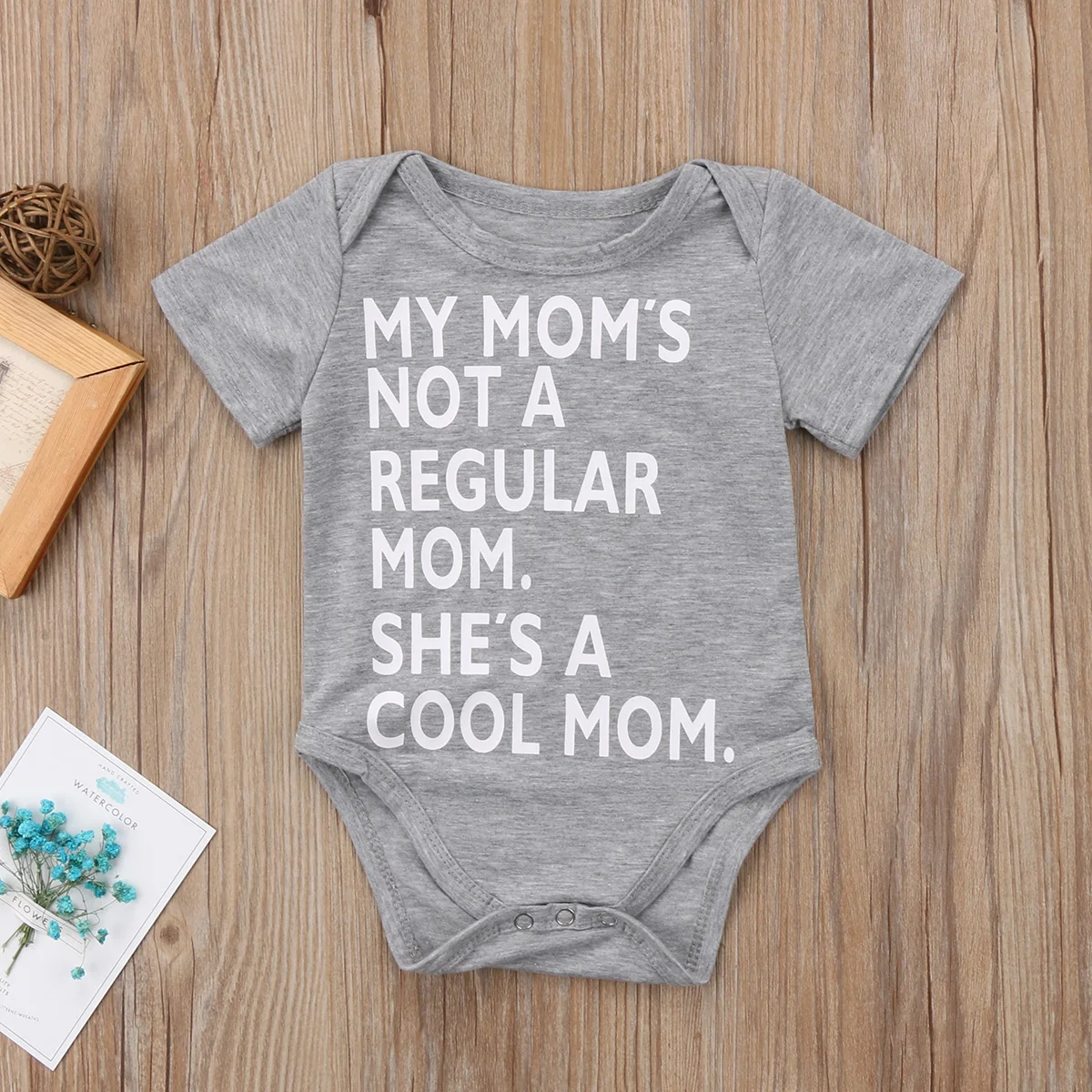 Puddcoco/костюм для новорожденных с надписью My mom cool Боди маленьких девочек и