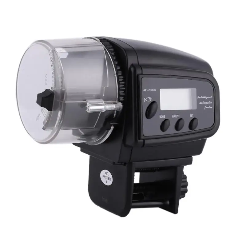 

50-80g Automatic Fish Feeder for Aquarium Fish Tank Auto Feeders with Timer Pet Feeding Dispenser LCD Indicates Fish Feeder