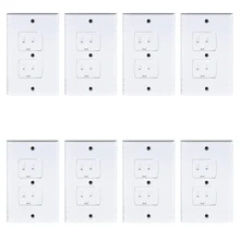 Универсальные самозакрывающиеся крышки для электрических розеток, дополнительная безопасная защита от детей, защита от штепсельных вилок, оборудование в комплекте