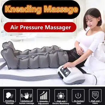 

Elderly Pneumatic Air Compression Leg Massager Waist body Arm Relax Instrument Promote Blood Circulation Pain Relief Slimming de