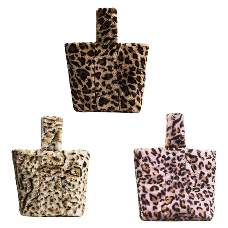 

Women Day Clutches Leopard Print Handbag Casual Girls Sling Bag for Girls Fashion Shoulder Bucket Bags Bolsas Feminina 2018 Z70