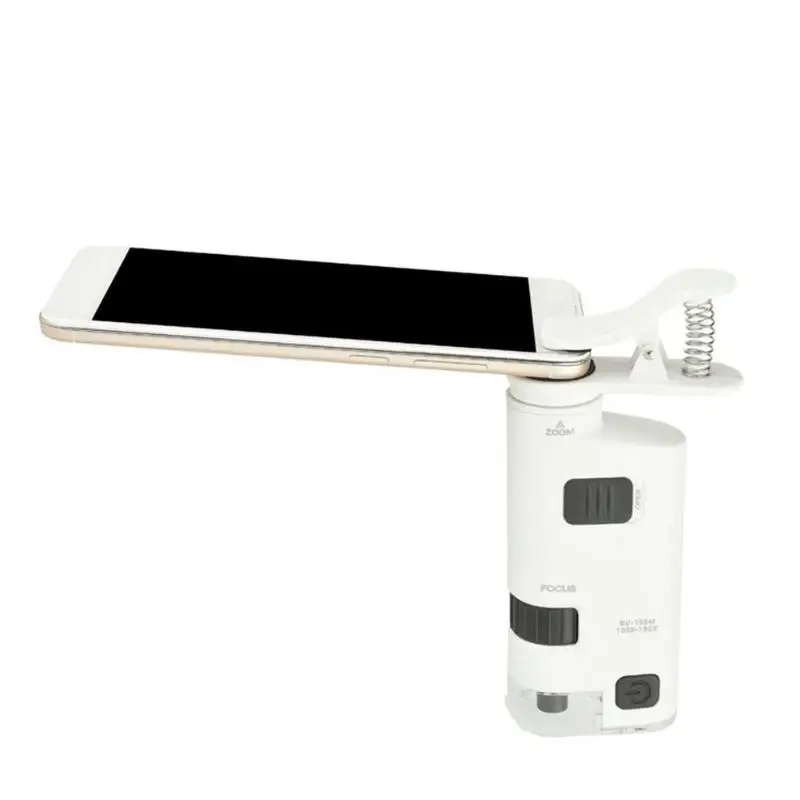 

Universal Mobile Phone Microscope 100X-150X Zoom Jewelry Antiques Magnifier Clip Macro Lens Microscope Drop Shipping