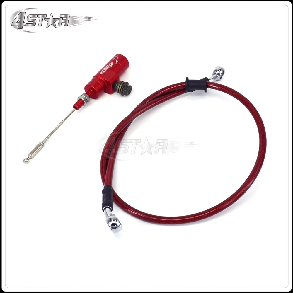 Motorcycle Hydraulic clutch Master Slave Cylinder Rod System Efficient Transfer Pump With 1200MM Hose For Dirt Street Bike