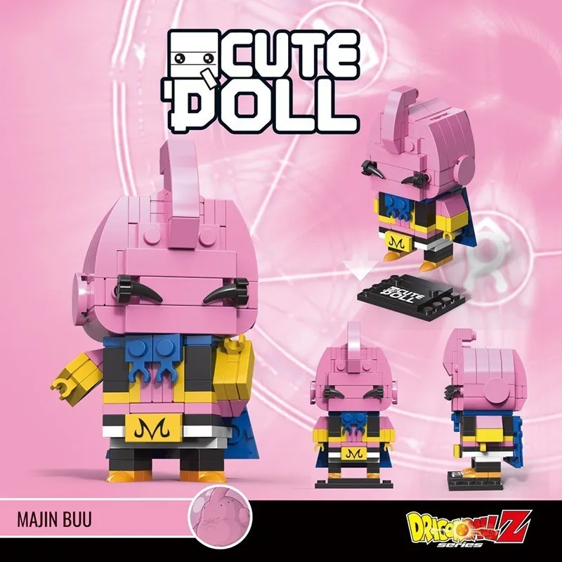 DECOOL милая кукла версия фигурка Brickheadz строительные блоки игрушки для детей мини