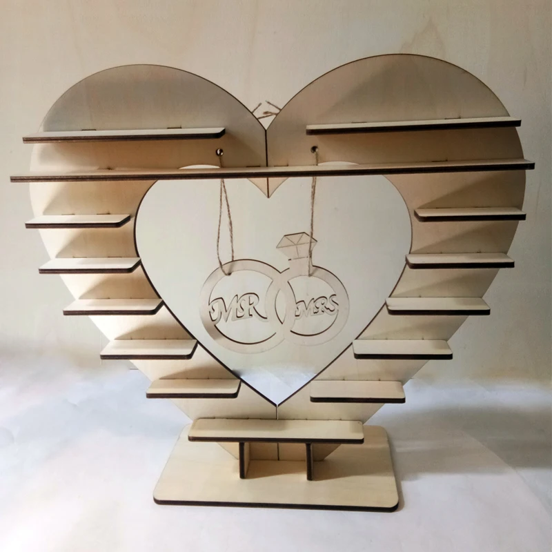 

Mr & Mrs Ferrero Rocher Stand Chocolate Wedding Heart Display Stand Centerpiece