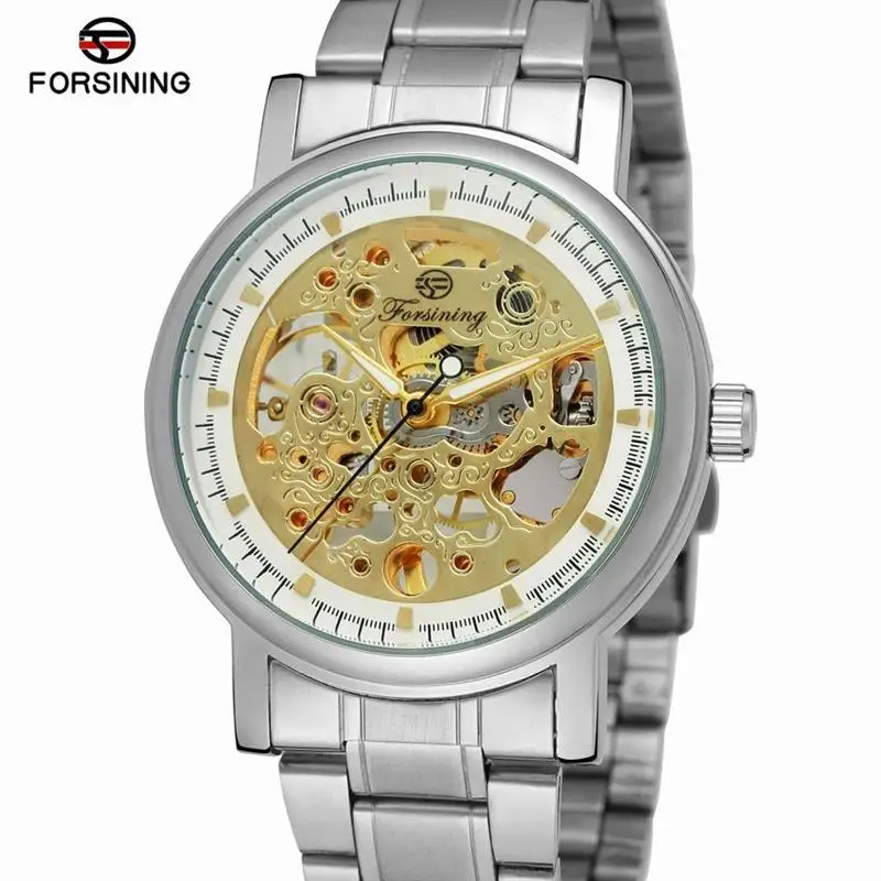 

New Series Forsining Tourbillon Design Clock Men Automatic Watch Skeleton Military Watch Mechanical Relogio Male Erkek Saat