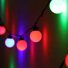5 M 20 светодиодный гирлянды светодиодный мяч строка рождественские фонари украшения Водонепроницаемый для елки Свадебные домашние украшения