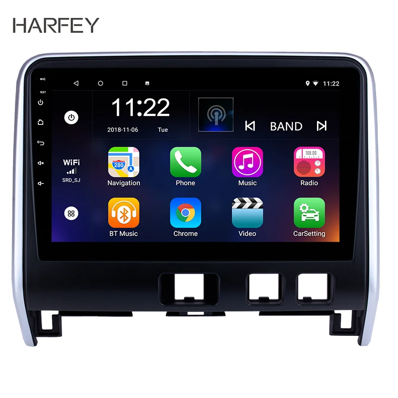 Harfey Android 8 1/9 0 автомобильное радио для 2016 2017 2018 Nissan Serena HD сенсорный экран 10 1 дюймов
